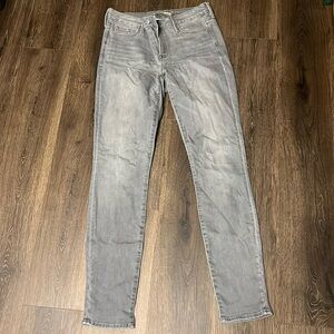 Athleta gray wash jeans size 10 tall